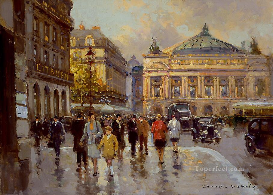 EC place de l opera 1 Parisian Oil Paintings